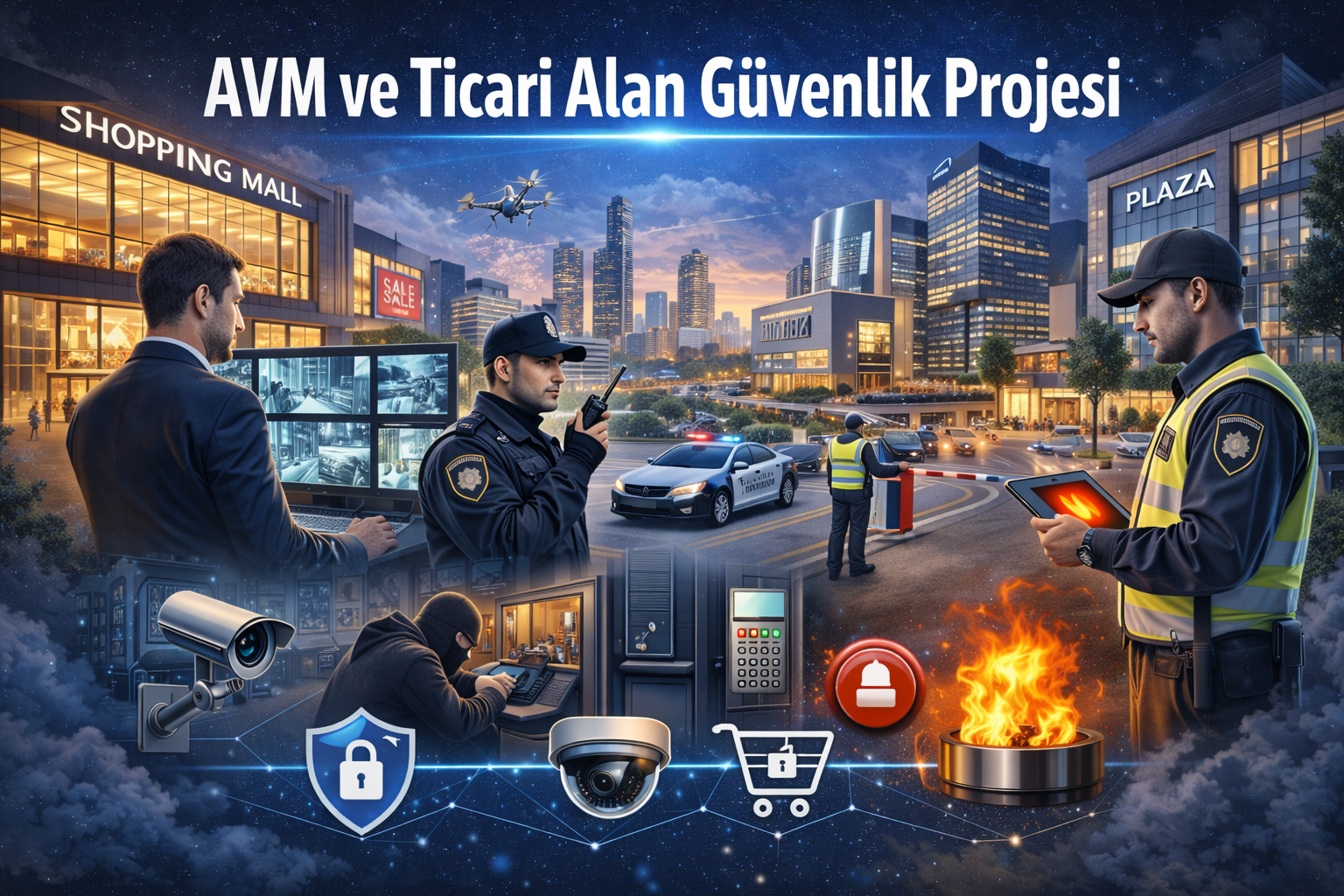 AVM ve Ticari Alanlarda Güvenlik Neden Hayati Öneme Sahiptir?